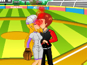 Baseball Kissing