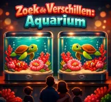 Zoek de Verschillen: Aquarium