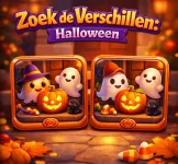 Zoek de Verschillen: Halloween
