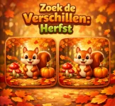 Zoek de Verschillen: Herfst