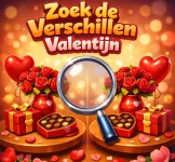 Zoek de Verschillen: Valentijn
