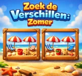 Zoek de Verschillen: Zomer